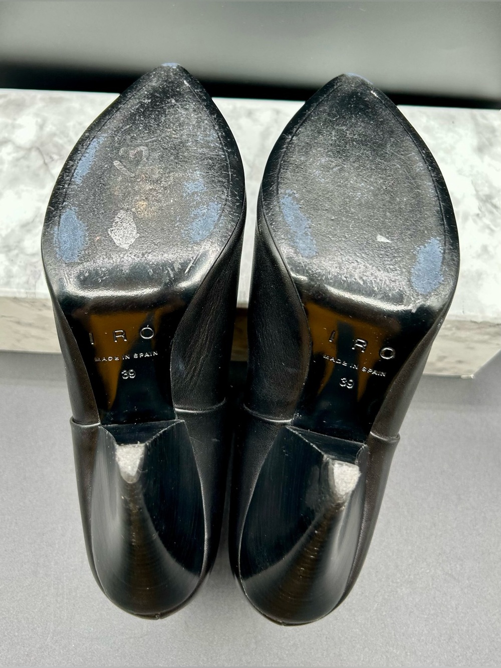 IRO Paris Portela Black Leather Boots. Size EU 39 - Picture 10 of 16